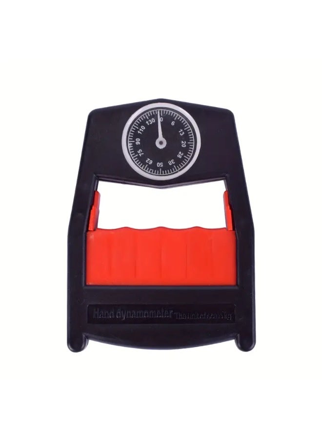 Goolsky 1PC Durable Plastic Handheld Grip Strengthener with 130-Unit Measurement Dial, Red Accents & Portable Design for Home Gym & Outdoor Fitness Training, Gym Accessories - Image 5
