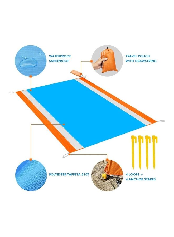 NIBEMINENT Waterproof Portable Outdoor Picnic Mat with Bag and Accessories - Image 5