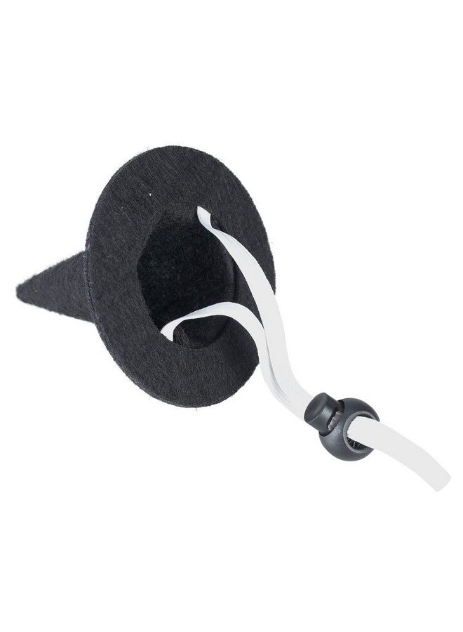 BinaryABC Halloween Pet Costume,Halloween Pet Hat Witch hat,Cat Puppy Dog Halloween Party Costume Accessories,3.5cm,2Pcs - Image 4