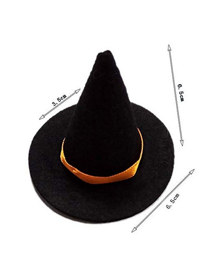 BinaryABC Halloween Pet Costume,Halloween Pet Hat Witch hat,Cat Puppy Dog Halloween Party Costume Accessories,3.5cm,2Pcs - Image 2