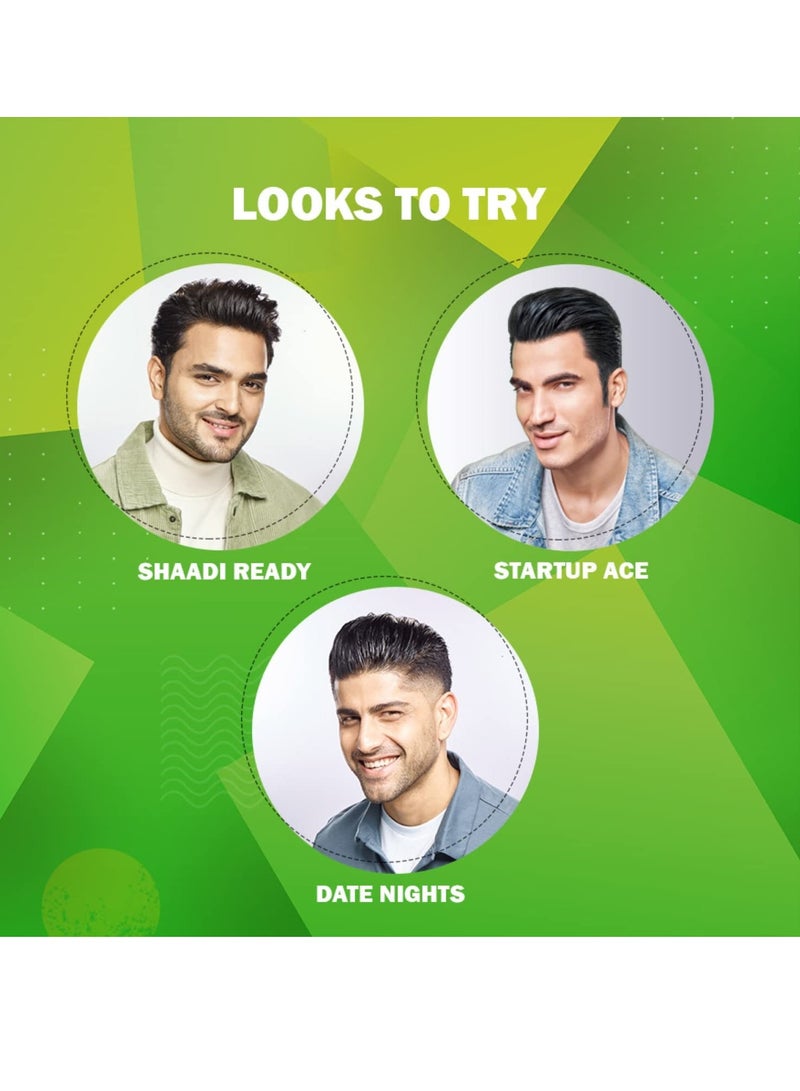 SET WET Styling Hair Gel for Men Party Shine 250gm Strong Hold High Shine For Short to Medium Hair No Sulphate - Image 4