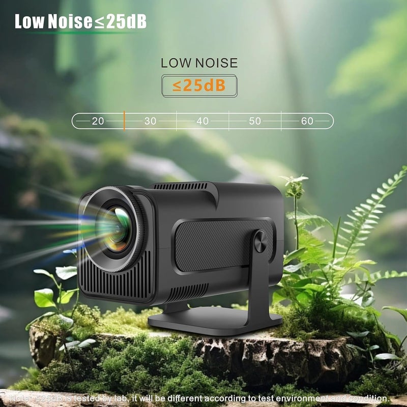 BIGASUO بروجيكتور هيدراي 320 ميني محمول - واي فاي 6 5G، بلوتوث 5.0 وأندرويد 11، يدعم 4K و1080P فائق الدقة، 12,000 لومن، بروجيكتور LED مع 4D/4P (BGP22) - Image 4