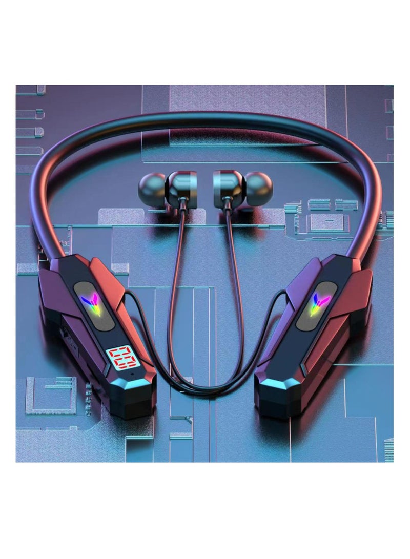 EBMINI Neck Mounted Wireless Bluetooth Earphones