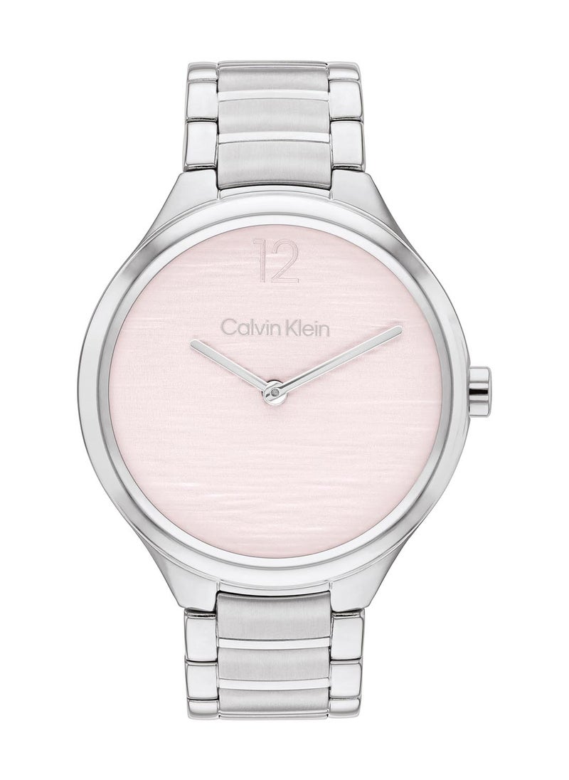 CALVIN KLEIN CALVIN KLEIN ROUND ANALOG WOMEN'S BLUSH CASE WATCH - 25100047  - Image 2