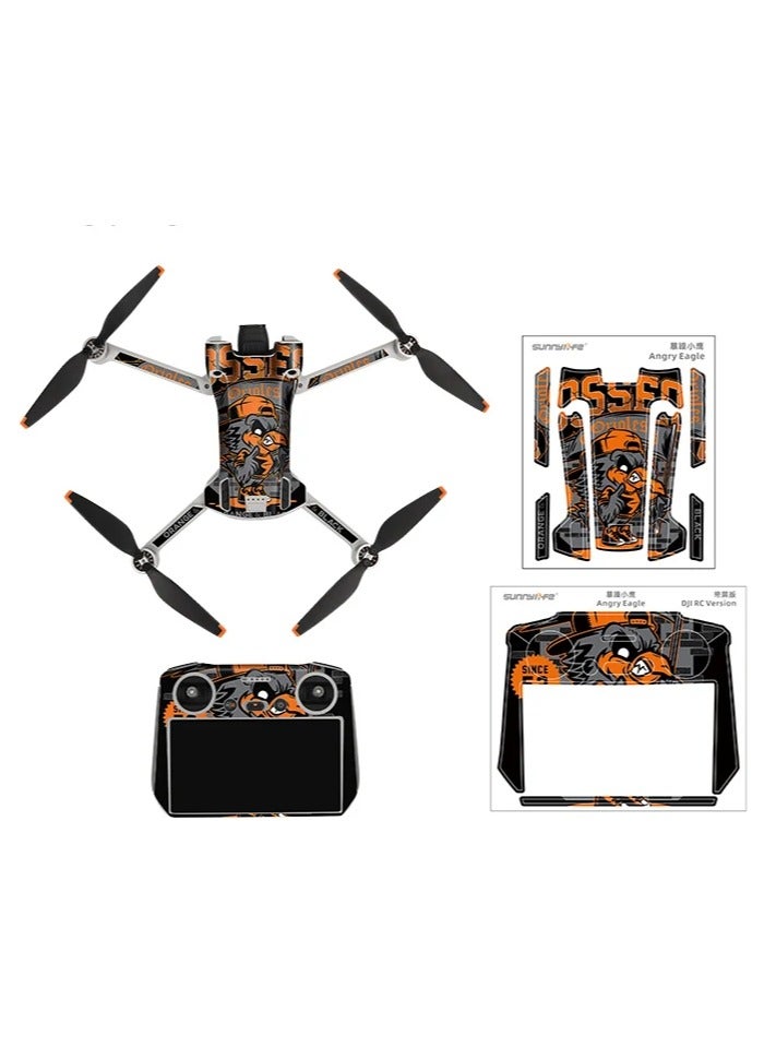 Colored Stickers Protective Film Scratch-proof Decals Skin Accessories for Mini 3 Pro