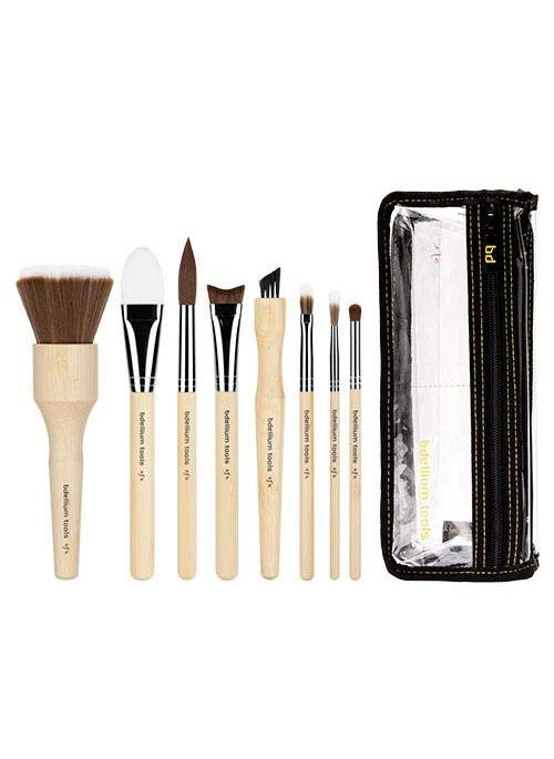 Bdellium Tools - Bdellium Tools Professional Makeup Brush SFX Brush Set 8 PC. With Double Pouch (3rd Collection) - Image 1