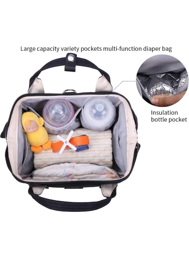 GOGOSO Mini Breast Pump Bag - Black Breast Pump Backpack with USB Charger Port and Cooler Pocket - Image 5