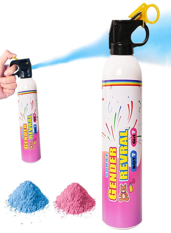 POPFRO Gender Reveal Creative Fire Extinguisher Party supplies 100% biodegradable Creative Party Decor Creative Gender Reveal (BLUE 2 PCS) - Image 2