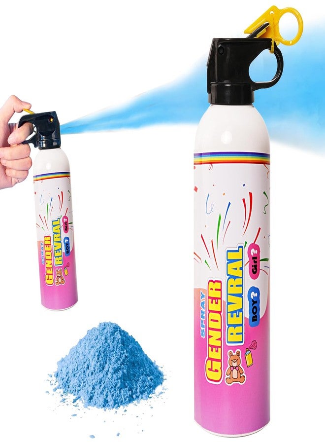 POPFRO Gender Reveal Creative Fire Extinguisher Party supplies 100% biodegradable Creative Party Decor Creative Gender Reveal (BLUE 2 PCS) - Image 1