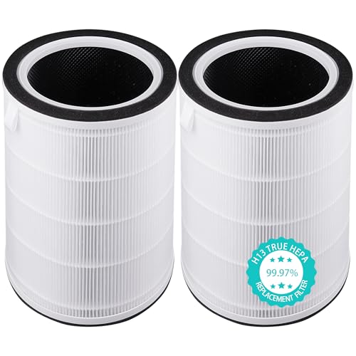 Byseacore Replacement Filter Compatible with TCL Breeva A3 & A5 Air Purifier, 4-in-1 Filtration with Activated Carbon, 2 Count - Image 1