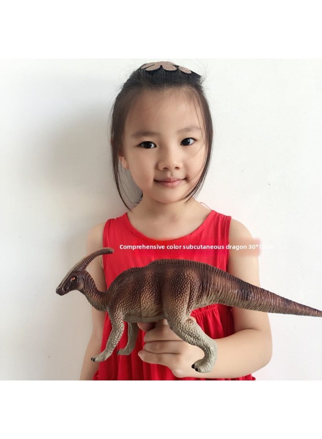 Direct Supply Children's Toy Simulation Animal Dinosaur Model Large Elephant Lion Tiger Horse Ornaments Wholesale-Color:Sub-Dragon Comprehensive Color - Image 1