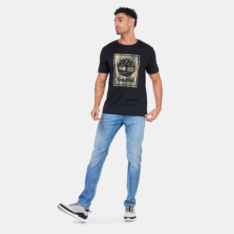 Timberland Men's Camo Print T-Shirt