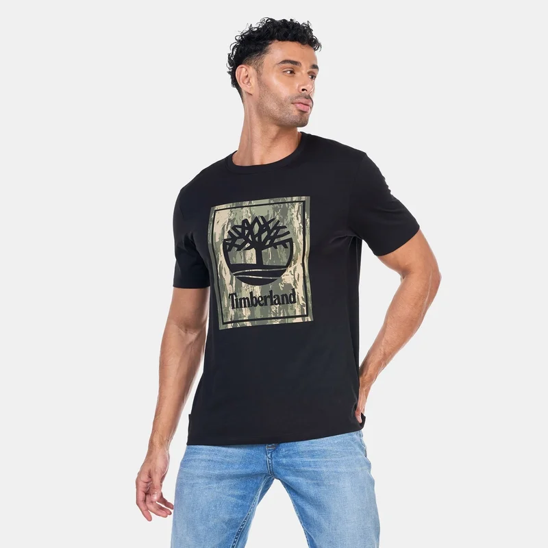Timberland Men's Camo Print T-Shirt