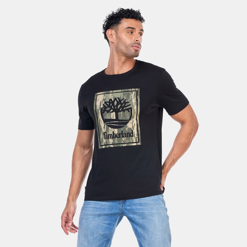 Timberland Men's Camo Print T-Shirt - Image 1