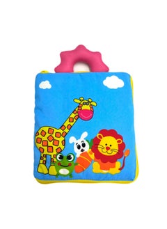 Generic Tear-Resistant Cartoon Bedtime Fabric Book Montessori Education Clock Multifunctional Hands-On For Infants And Toddlers Baby Boys And Girls-Color:Time Cloth Book  - Image 1