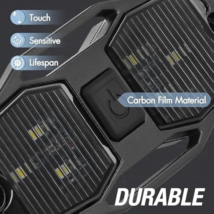 بوليفياز Joyzz Utv Dome Light إضاءة داخلية للقبة، قفص لفة، ضوء قبة مقاوم للماء والصدمات والغبار، متوافق مع Utv ATV، لا يؤذي العينين، استخدم لمدة 50000 ساعة، 12 فولت - Image 3