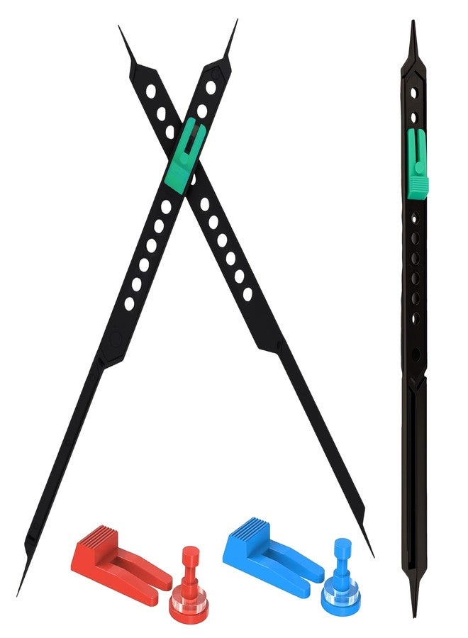 Heran Proportional Divider - 10-Inch Multi-Functional Drawing and Design Scale Tool for Artists(Black) - Image 1