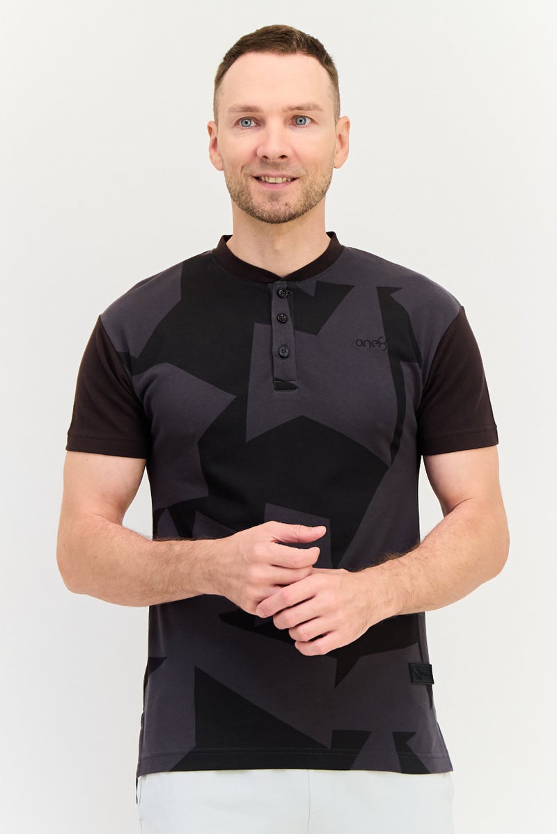 Puma x One8 Men Sportswear Fit Short Sleeve Outdoor Polo Shirt, Multicolor - Image 1