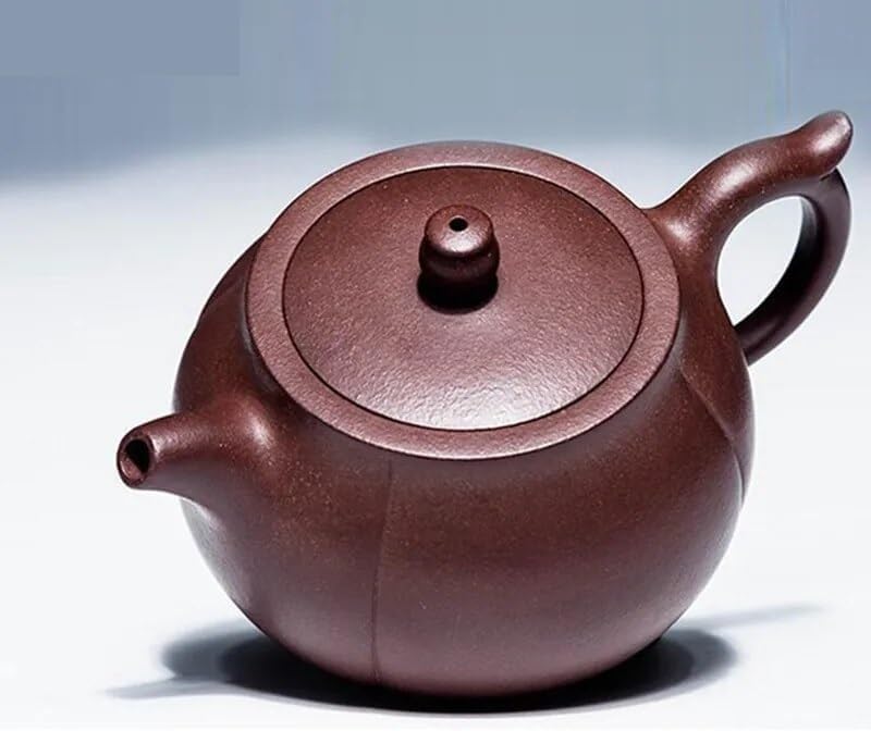 Tea Kettle Chinese Creative Purple Sand Teapot, Household Tea Ceremony Supplies, Handmade Tea Maker, Travel Portable Teapot, Tea Kettle 235ml Ceramics Tea Kettle - Image 3