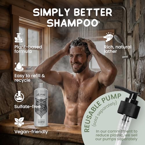Alpine Provisions Natural & Organic Shampoo with Fir & Sage – Plant-Based Shampoo for Men & Women with Aloe Vera, Jojoba & Essential Oils – Sulfate-Free, Vegan, Hydrating Hair Repair – 16.9 fl oz - Image 4