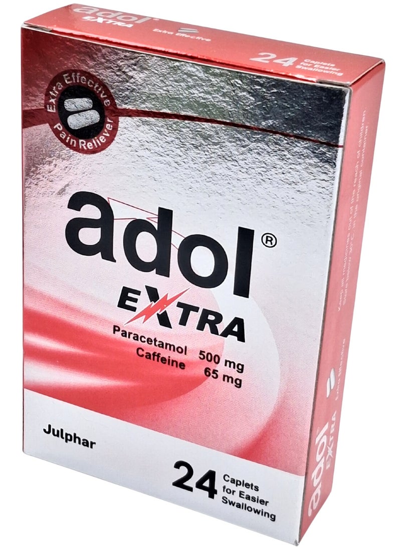 Adol Extra Tab 24'S (Stronger Pain & Fever Relief)
