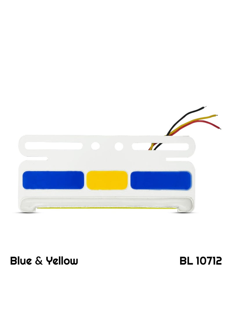 Beauenty Blue  Yellow LED Marker Light BL 10712 - Universal Vehicle Light, Dual-Color Vehicle Light, Durable Signal Lamp  - Image 1