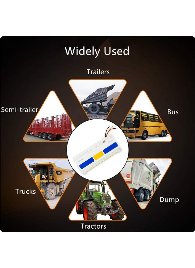 Beauenty Blue  Yellow LED Marker Light BL 10712 - Universal Vehicle Light, Dual-Color Vehicle Light, Durable Signal Lamp  - Image 3