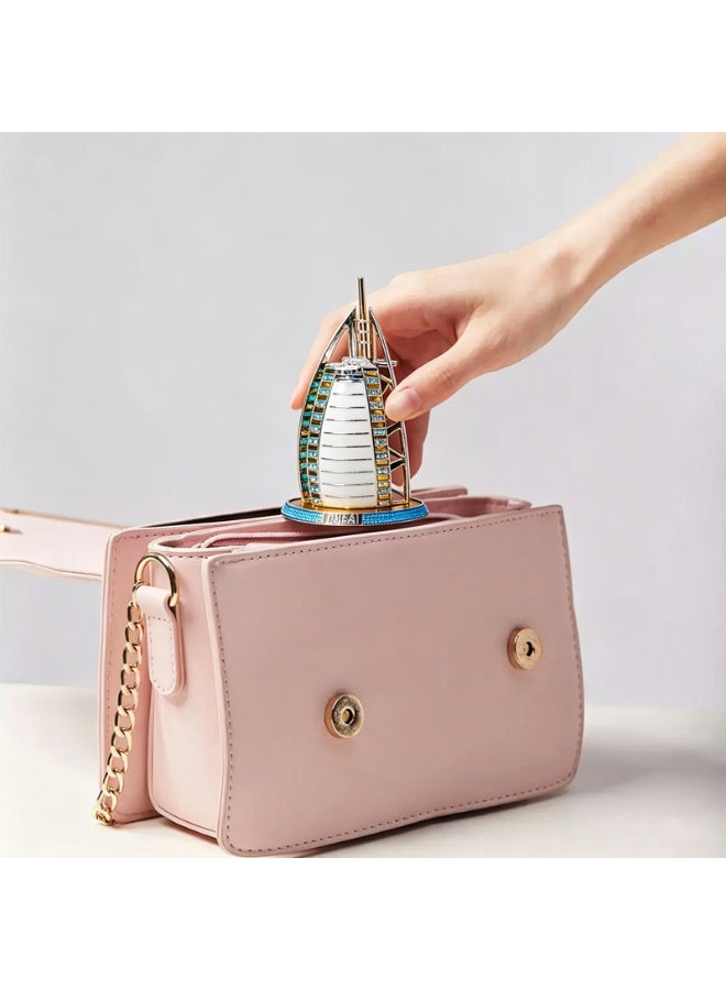 Dubai Sailing Hotel diamond-encrusted replica ornaments multicolor optional metal crafts desk car interior decoration overseas travel gift souvenir D944 - Image 4