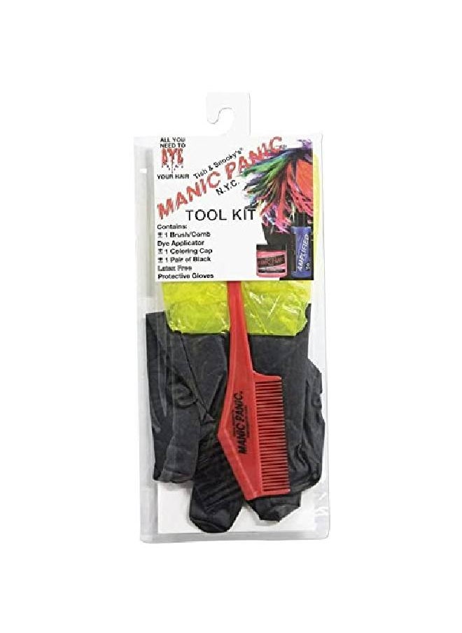 Manic Panic Hair Dye Tool Kit Brush Gloves And Cap  - Image 2