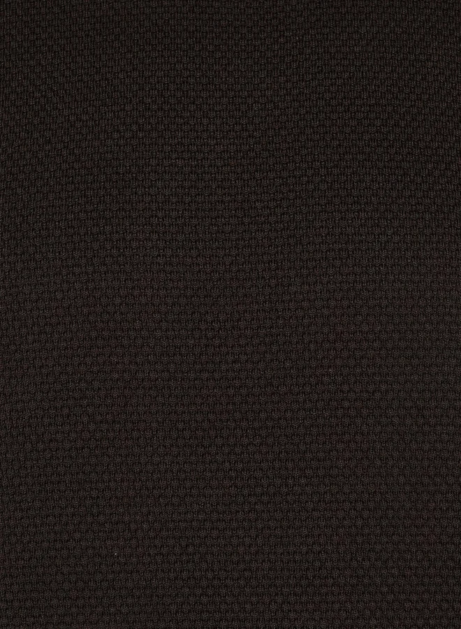 ايكونيك Iconic Men Regular Fit Crew Neck Short Sleeves Popcorn Textured T-shirt