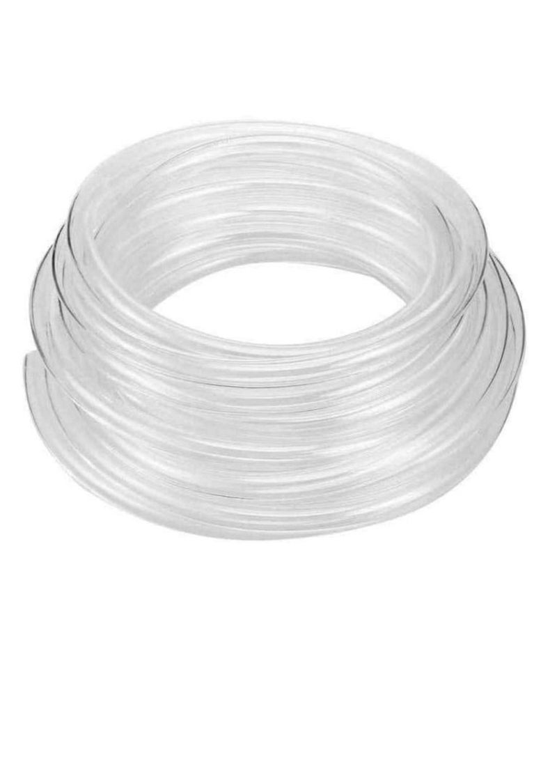 Generic PU (Polyurethane) Flexible Pneumatic Tubing Food Grade Multipurpose Tube for Beer Line, Kegerator, Wine, Airline Tubing for Aquarium, Air Water Hose, Fuel Line. (8x5mm, Clear - 50m)  - Image 1