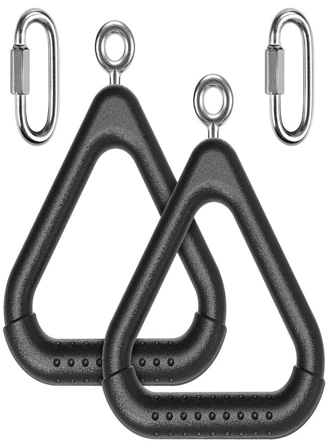 Dolibest Monkey Bars Trapeze Bar Kids Monkey Bars Playground Trapeze Bar Rings Swing Sets for Backyard with Monkey Bars Ninja Course for Kids Outside Playset Monkey Bars (2Pcs), Black - Image 1
