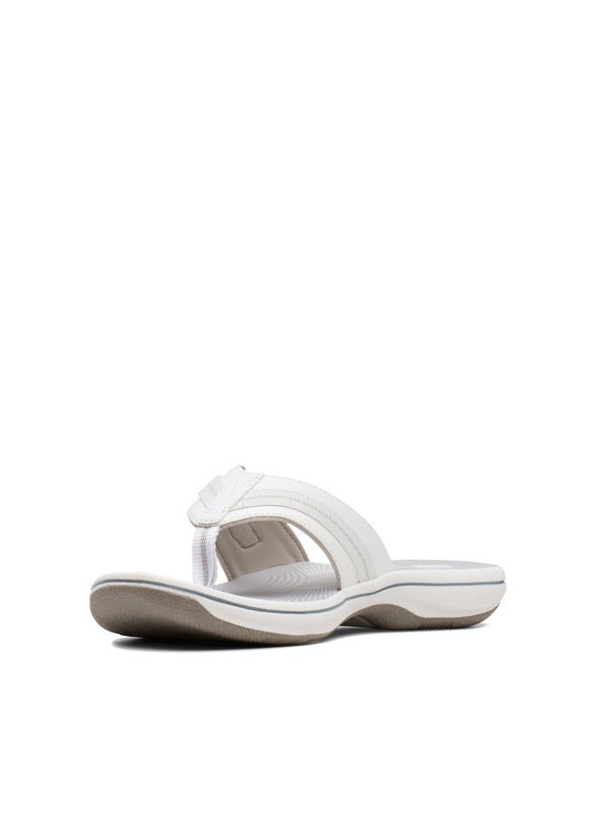 clarks Women's Brinkley Jazz Flip-Flop, White Synthetic, 37.5 EU - Image 5