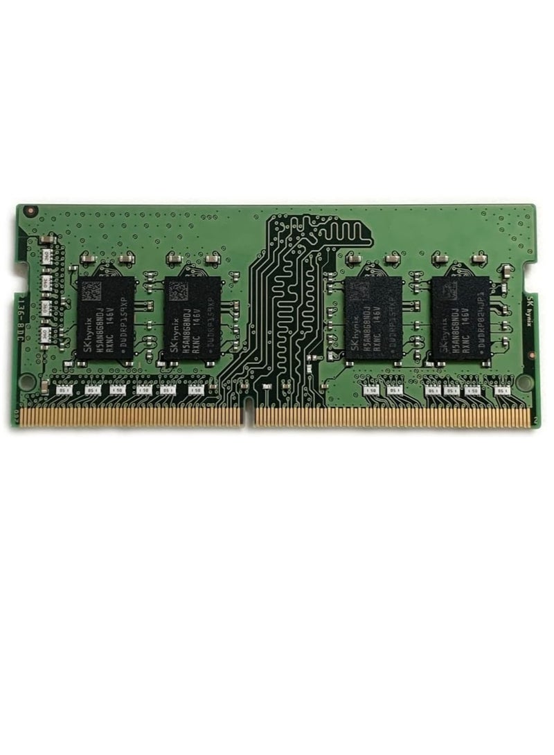 ذاكرة رام DDR4 SODIMM للكمبيوتر المحمول، سرعة 3200، سعة 8 جيجابايت، ذاكرة SO-DIMM بتصنيف PC4، ذاكرة 1Rx8، لكمبيوتر محمول ديل واتش بي ولينوفو وغيره من الأنظمة، موديل HMA81GS6DJR8N-XN - Image 1