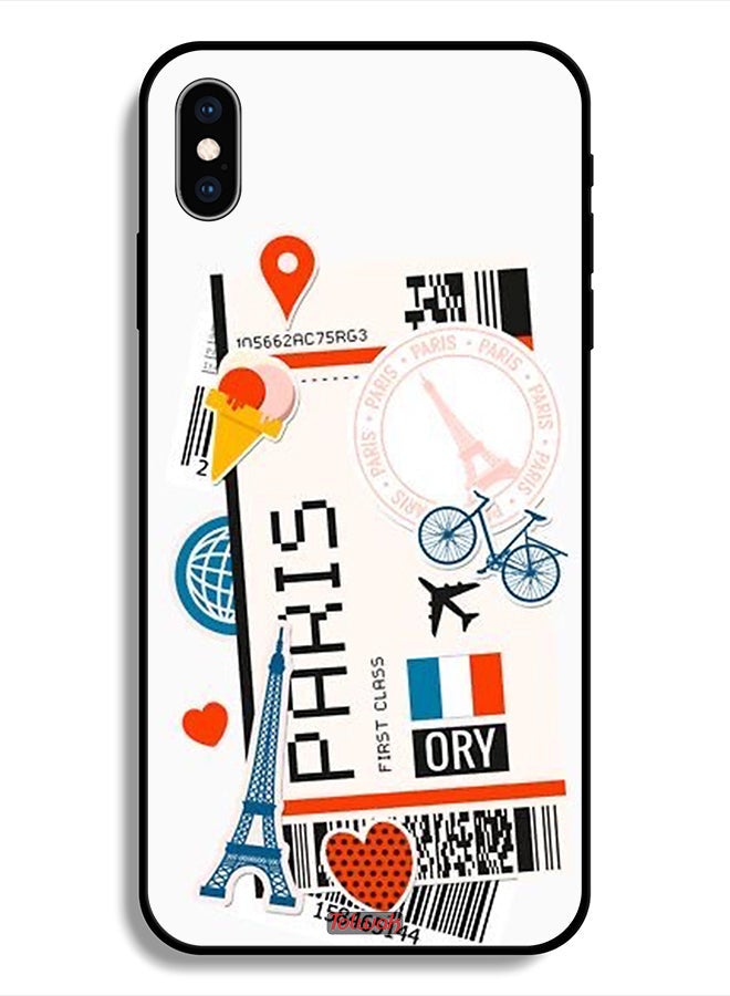 Tolwak Protective Case For Apple iPhone X Paris Sticker - Image 1