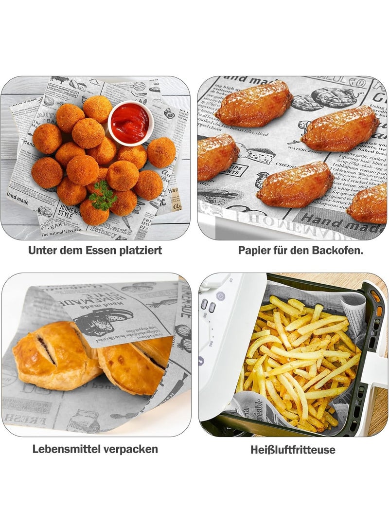 FALMER Baking Paper Food Grade Parchment Paper High Quality Baking Parchment Paper Roll Newspaper Style Parchment Paper for Food Wrapping and Baking (0.3 x 5 m) - Image 4