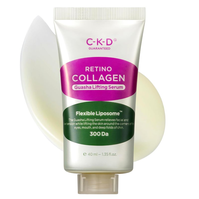 CKD Guaranteed CKD Retino Collagen Guasha Face Serum Refill Lifting Serum for Firming Tightening AntiAging and Hydrating Stainless Steel Roller Korean Skin Care 135 fl oz - Image 1