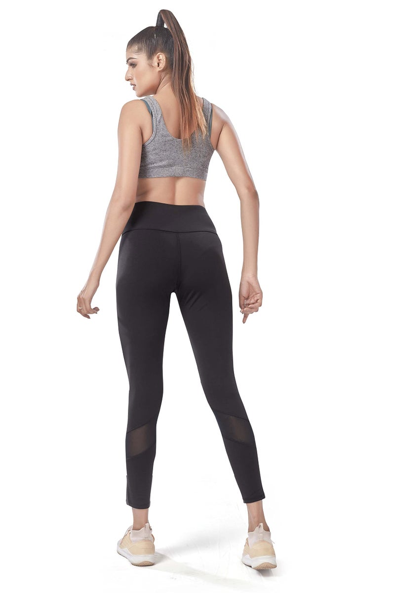 Mehrang Active Yoga Pants for Women Gym High Waist with Pocket, Tummy Control, Workout Pants 4 Way Stretch Yoga Leggings (3XL, Black) - Image 5