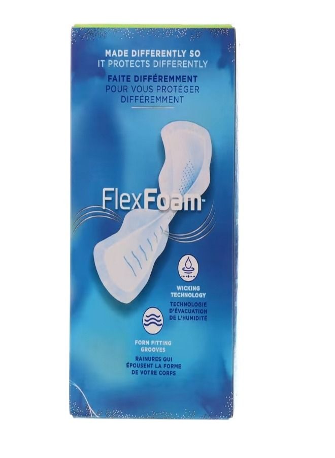 Always Infinity Flex Foam with Flexi Wings Size 2 Heavy Flow Unscented 32 Pads - Image 2