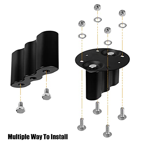 MOQIauto RX-PM Pack Mount, Cargo Racks Fit for Gasoline Pack & Water Pack Mount Lock, Gas Can Mount Lock - Image 5