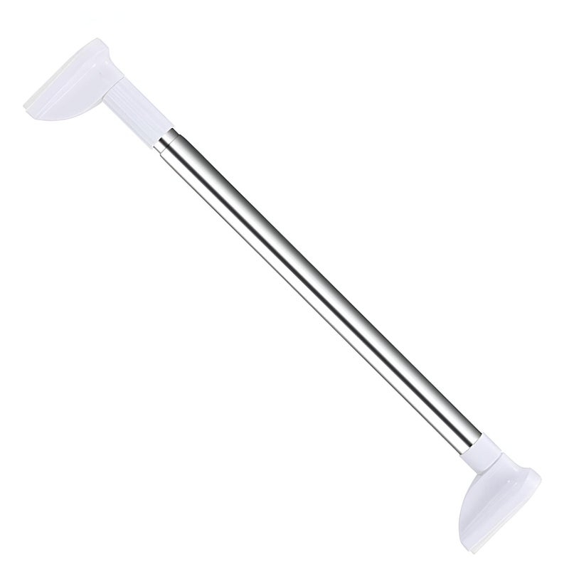 Telescopic Curtain Rod - 200cm Non-Slip Stainless Steel Shower Curtain Pole for Bathroom Windows, Adjustable Length, Durable and Elegant Design - Image 1