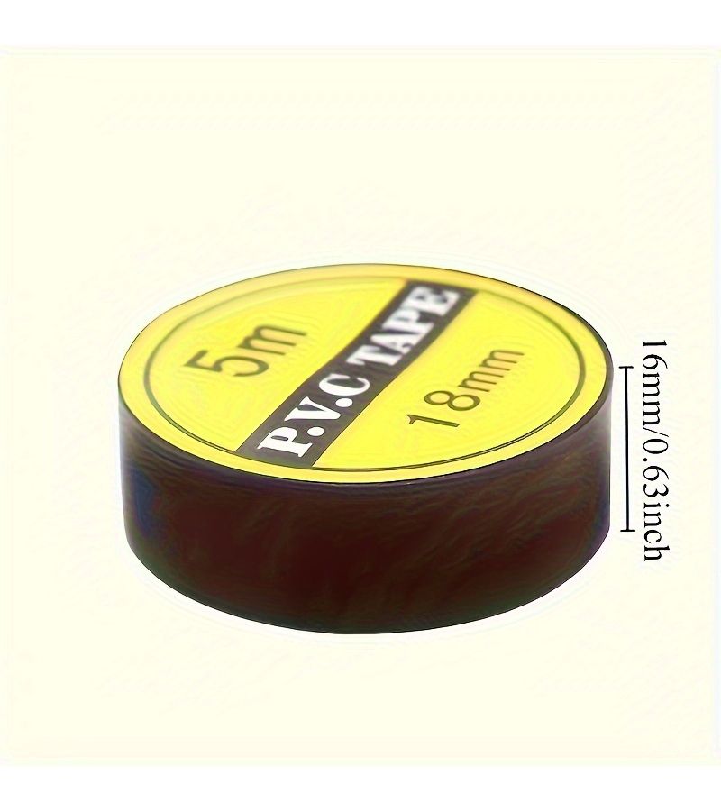 10 Rolls Heavy Duty Black Rubber Electrical Tape High Temperature Insulating - Image 3