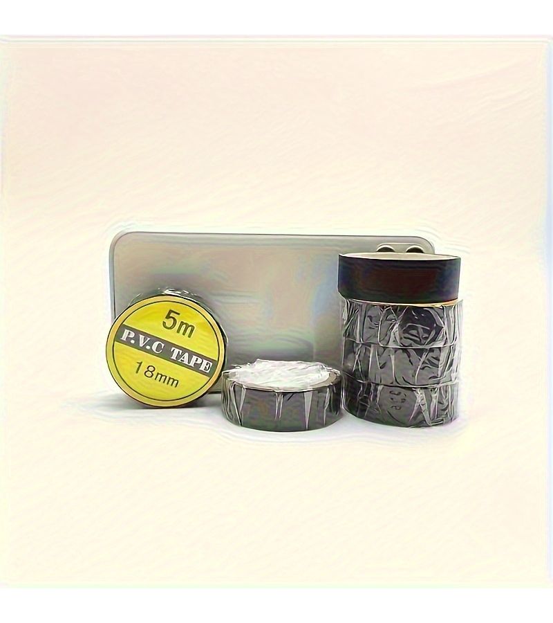 10 Rolls Heavy Duty Black Rubber Electrical Tape High Temperature Insulating - Image 4