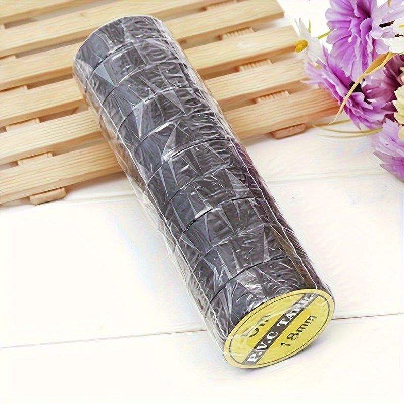 10 Rolls Heavy Duty Black Rubber Electrical Tape High Temperature Insulating - Image 5