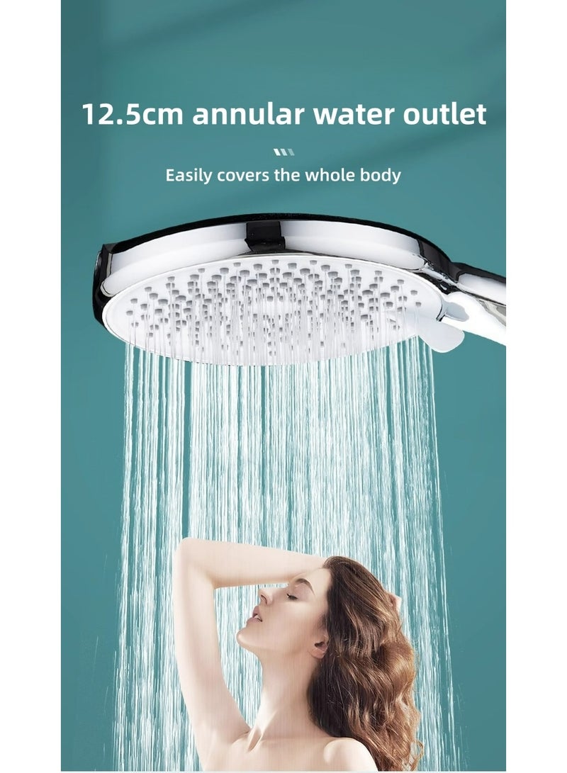 رأس دش يدوي عالي الضغط مع خرطوم وحامل، 3 أوضاع رش، رأس دش سهل التركيب لضغط المياه المنخفض، للشعر، للأطفال وللحيوانات الأليفة - Image 3