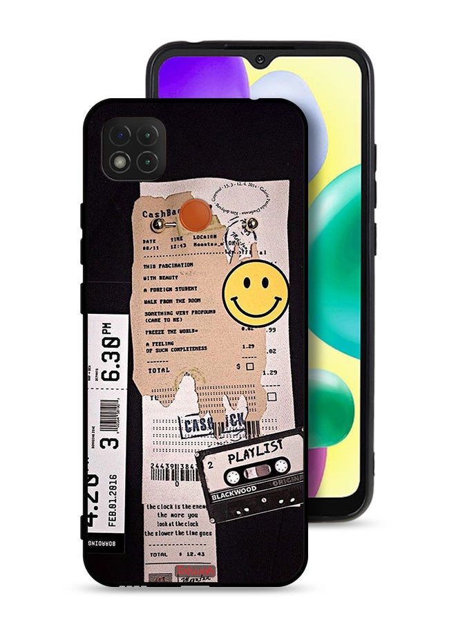Tolwak Xiaomi Redmi 9C Protective Case Cover Playlist Sticker  - Image 1