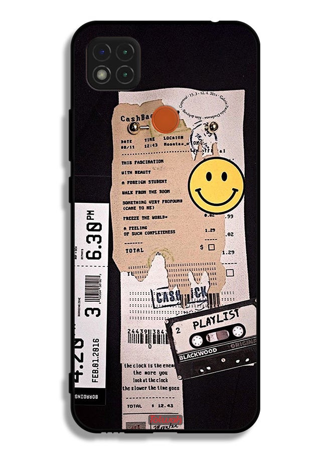 Tolwak Xiaomi Redmi 9C Protective Case Cover Playlist Sticker  - Image 2