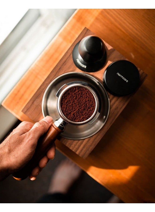 Normcore 58.5mm Coffee Distribution Tool - Espresso Coffee Leveler Tool for 58mm Portafilter - Barista Espresso Accessories - Adjustable Depth - Stainless Steel base - Distributor Stand - Image 4