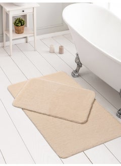 Plush Post Mat Bathroom Mat Set 2-Piece Gel Anti-Slip Base Toilet Bowl Set Gray Pink Anthracite Blue Cream White Black Brown (50x80 - 50x50) - pzsku/Z2F23799CD198D85C5793Z/45/_/1725794960/4dad1735-6589-4a37-8498-c5994009a824