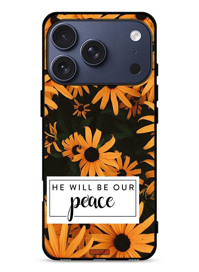Tolwak Apple iPhone 17 Pro Protective Case Cover He Will Be Our Peace - Image 1